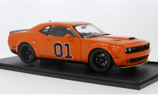 Dodge Challenger 1/18 Solido SRT orange 1:18 diecast model cars
