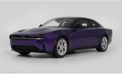 Diecast model cars Dodge Charger Daytona R/T purple 2024 1/18 GT Spirit
