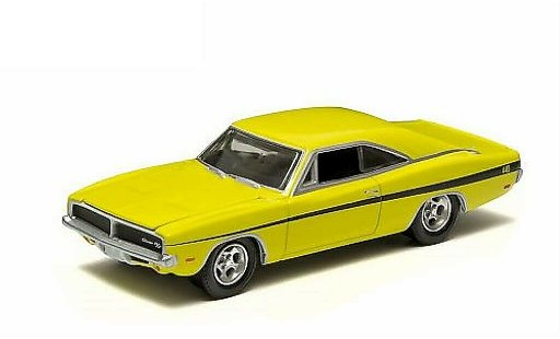 Dodge Charger R/T 1/64 Greenlight yellow 1969 diecast model cars
