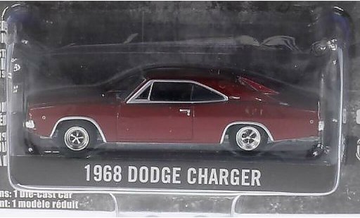 Dodge Charger R/T 1/64 Greenlight red 1968 diecast model cars