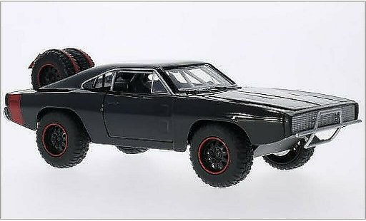 Dodge Charger R/T 1/24 Jada Toys Off Road black 1970 diecast model cars