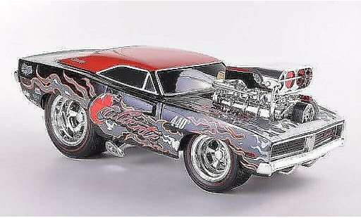 Dodge Charger R/T 1/18 Maisto black/red 1969 diecast model cars
