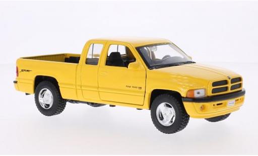 Dodge RAM 1/24 Welly Ram Quad Cab 1 gelb 1:24 diecast model cars
