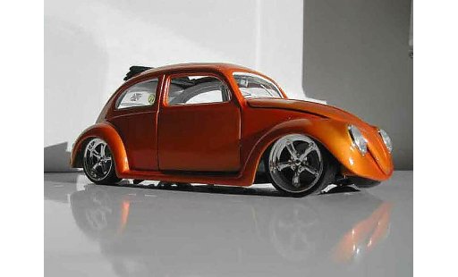 Volkswagen Kafer Base 1/18 Burago ovale custom diecast model cars