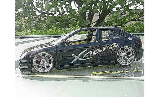 Citroen Xsara tuning 1/18 Solido black diecast model cars