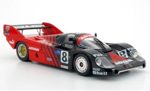 Diecast model cars Porsche 956 1/43 Ebbro No.8 Advan Advan WEC Japan 1983 Porsche 956 1/43 Ebbro No.8 Advan Advan WEC Japan 1983 diecast model cars