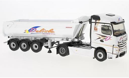 Diecast model cars Mercedes Actros 1/43 Eligor 2 Benne Transports Delisle sans Vitrine Mercedes Actros 1/43 Eligor 2 Benne Transports Delisle sans Vitrine diecast model cars