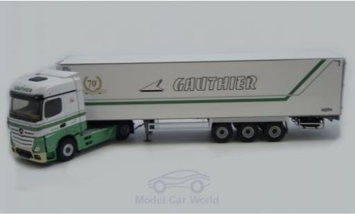 Diecast model cars Mercedes Actros 1/43 Eligor 2 Bigspace Gauthier (F) Kühlkoffer-Sattelzug Mercedes Actros 1/43 Eligor 2 Bigspace Gauthier (F) Kühlkoffer-Sattelzug diecast model cars