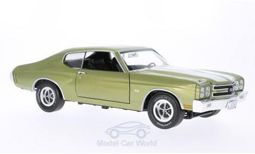 Diecast model cars Chevrolet Chevelle 1970 1/18 Ertl SS 454 metallic green/white 1970 Chevrolet Chevelle 1970 1/18 Ertl SS 454 metallic green/white 1970 diecast model cars