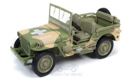 Diecast model cars Jeep Willys 1/18 Ertl MB oliv 1941 Sanitäter Jeep Willys 1/18 Ertl MB oliv 1941 Sanitäter diecast model cars