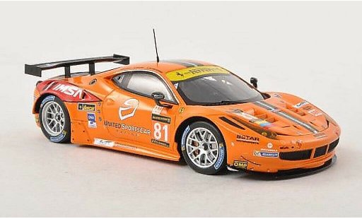 Ferrari 458 Italia GT2 1/43 Fujimi No.81 8Star Motorsports 24h Le Mans 2013 /J.Bright diecast model cars