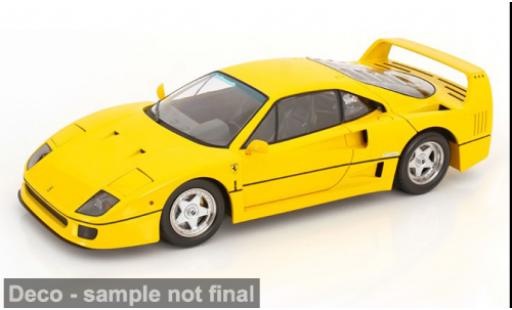 Ferrari F40 1/12 KK Scale gelb 1987 1:12 diecast model cars