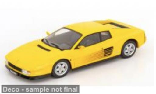 Ferrari Testarossa 1/18 KK Scale gelb 1986 1:18 diecast model cars