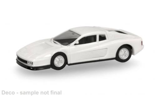 Ferrari Testarossa 1/87 Herpa weiss 1:87 diecast model cars