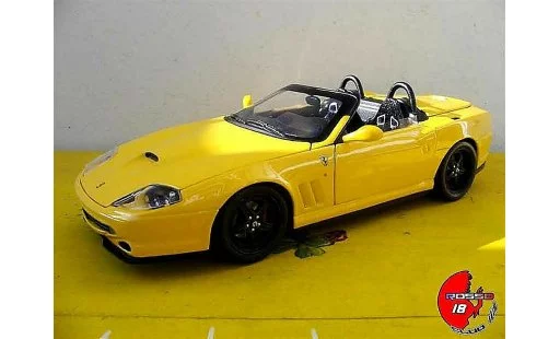 Ferrari 550 Barchetta 1/18 Hot Wheels monegasque l292 diecast model cars