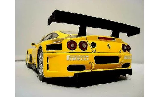 Ferrari 575 GTC 1/18 Kyosho evoluzione 2005 yellow diecast model cars