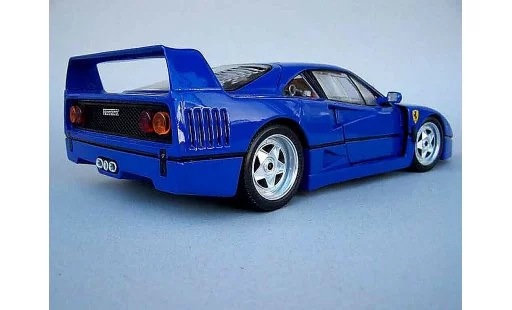 Ferrari F40 Coupe 1/18 Burago stradale blue rfr sport diecast model cars