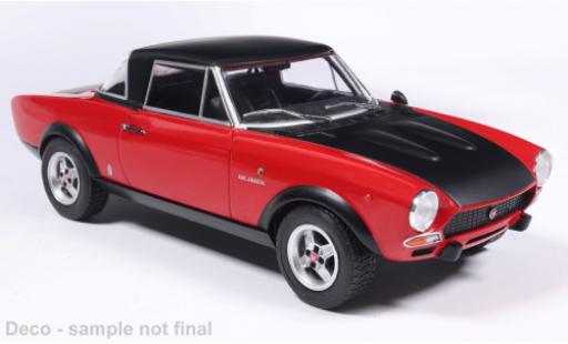 Diecast model cars Fiat 124 Abarth rot/schwarz 1974 1/24 WhiteBox