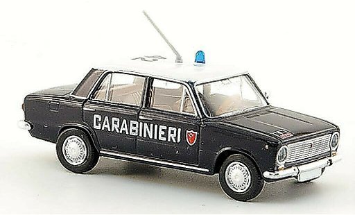 Fiat 124 Limousine 1/87 Brekina Carabinieri Police diecast model cars
