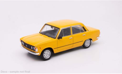 Diecast model cars Fiat 125 P gelb 1/24 Welly