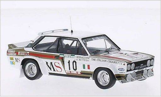 Fiat 131 Abarth 1/43 Trofeu No.10 Team MS MS Rally WM Rally Portugal 1980 /A.Bernacchini diecast model cars
