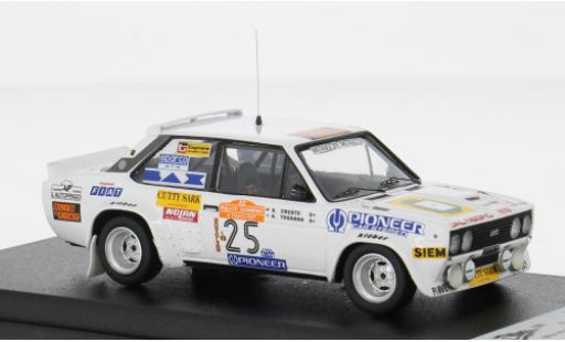 Fiat 131 1/43 Trofeu Abarth Rally San Remo 1980 #25 T.Tognana/S.Cresto 1:43 diecast model cars