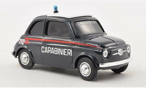Fiat 500 Police 1/43 Brumm Polizia diecast model cars
