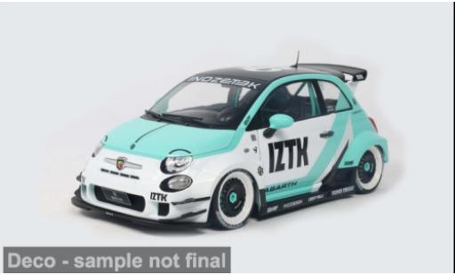 Fiat 595 1/18 Solido Abarth LB-Works t&Atilde;&frac14;rkis/weiss 2025 1:18 diecast model cars