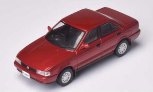 Diecast model cars Nissan Sunny 1/43 First 43 Models (B13) metallise red RHD 1990 Nissan Sunny 1/43 First 43 Models (B13) metallise red RHD 1990 diecast model cars