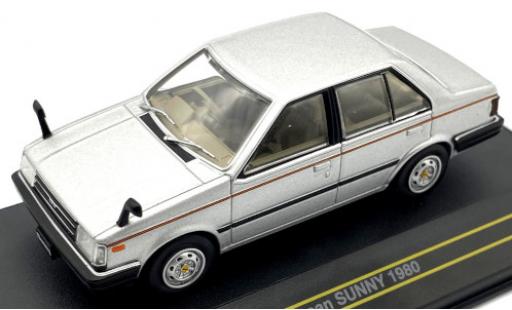 Diecast model cars Nissan Sunny 1/43 First 43 Models grey/Dekor RHD 1980 Nissan Sunny 1/43 First 43 Models grey/Dekor RHD 1980 diecast model cars