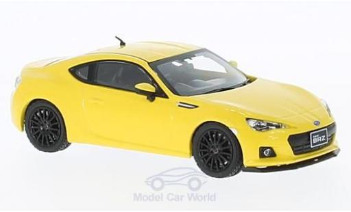 Subaru BRZ 1/43 First 43 Models STI tS yellow RHD 2013 diecast model cars
