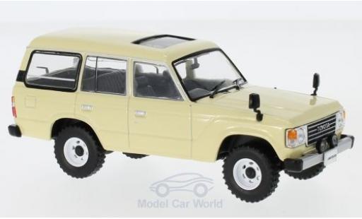 Diecast model cars Toyota Land Cruiser 1/43 First 43 Models LC60 beige RHD 1982 Toyota Land Cruiser 1/43 First 43 Models LC60 beige RHD 1982 diecast model cars