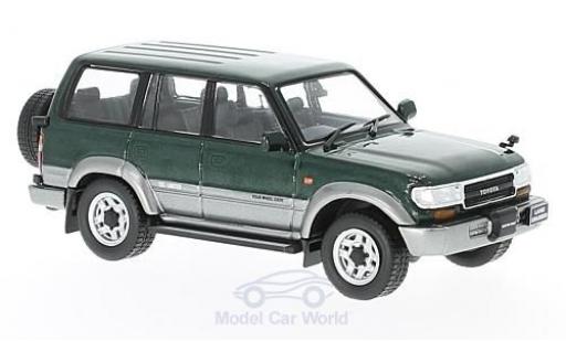 Diecast model cars Toyota Land Cruiser 1/43 First 43 Models LC80 metallic green/grey RHD 1992 Toyota Land Cruiser 1/43 First 43 Models LC80 metallic green/grey RHD 1992 diecast model cars