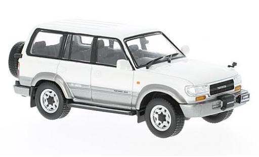 Diecast model cars Toyota Land Cruiser 1/43 First 43 Models LC80 metallic white/grey RHD 1992 Toyota Land Cruiser 1/43 First 43 Models LC80 metallic white/grey RHD 1992 diecast model cars