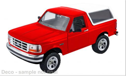Ford Bronco 1/24 Motormax rot/weiss 1993 1:24 diecast model cars