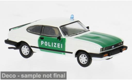 Diecast model cars Ford Capri III 1978 Polizei 1/87 Brekina