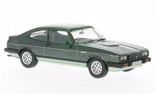 Ford Capri 2.8i 1/43 Vanguards MkIII 2.8 Injection green/green 1981 diecast model cars