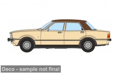Diecast model cars Ford Cortina Mk4 beige 1/76 Oxford