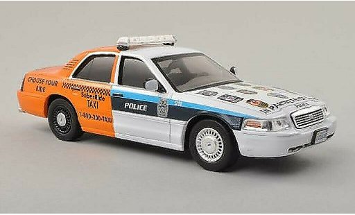 Ford Crown Police Interceptor 1/43 IXO Victoria Arlington - Sober Ride Taxi (USA) 2012 diecast model cars