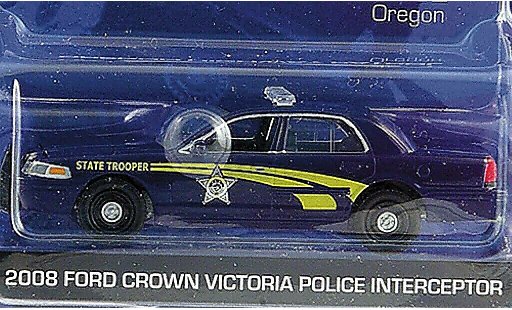 Ford Crown Police Interceptor 1/64 Greenlight Victoria Oregon Highway Patrol 2008 diecast model cars