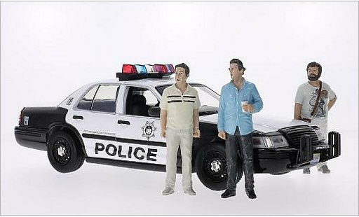 Ford Crown Police Interceptor 1/18 Greenlight Victoria 2009 diecast model cars