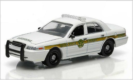 Ford Crown Police Interceptor 1/64 Greenlight Victoria Sioux Falls Sheriff Supernatural diecast model cars