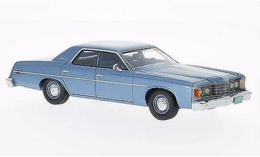 Ford Custom Berline 1/43 Matrix blue 1974 diecast model cars