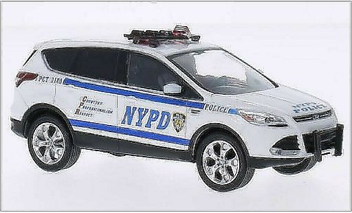 Ford Escape Police 1/43 Greenlight (Kuga II) white NYPD - New York 2014 diecast model cars