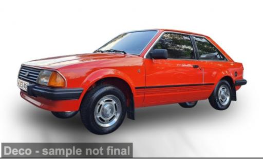 Ford Escort 1/18 Sun Star Mark III Ghia rot 1983 1:18