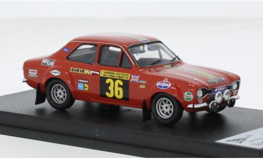 Ford Escort 1/43 Trofeu MK I # 36 1:43 diecast model cars