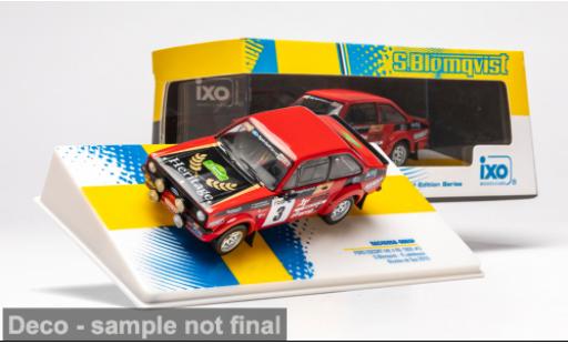 Ford Escort 1/43 IXO MK II RS 1800 Legend Boucles de Spa 2010 #3 S.Blomqvist/R.Jakobsson 1:43 diecast model cars