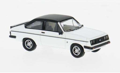 Ford Escort 1/87 PCX87 MK II RS 2000 weiss/schwarz 1977 1:87 diecast model cars