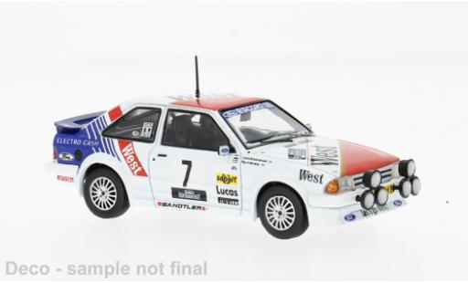 Ford Escort 1/43 IXO MK III RS Turbo Haspengouw rally 1985 #7 S.Andervang/A.Schoonenwolf 1:43 diecast model cars