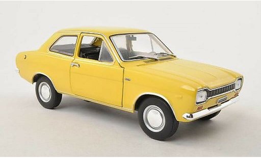 Ford Escort 1300 GT 1/24 WhiteBox MKI yellow 1969 diecast model cars